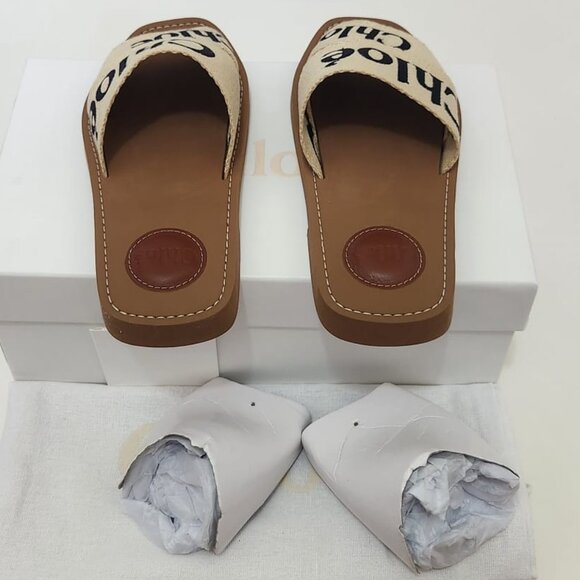 Chloe Woody Mule Coffee Brown Size 5 US /35 EU - Picture 4 of 6